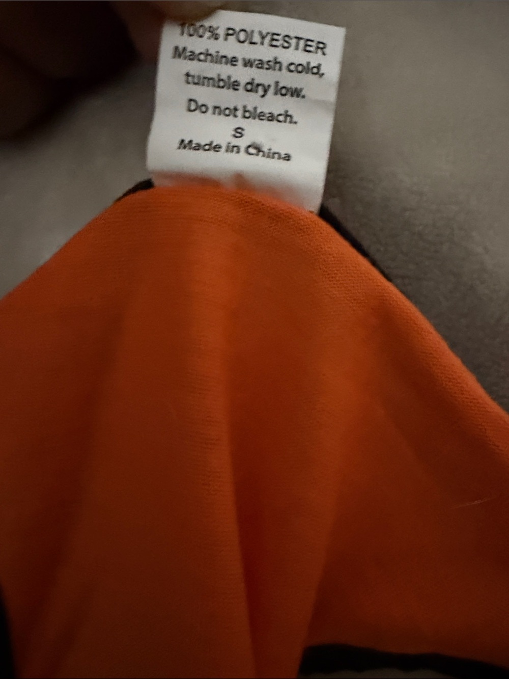 Orange 'My Mummy Loves Me!' Dog Dress with Tulle Skirt size small - Picture 5 of 5